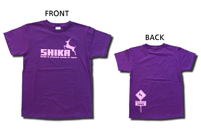 Shika Tシャツ 紫 奈良ｔストア Base店
