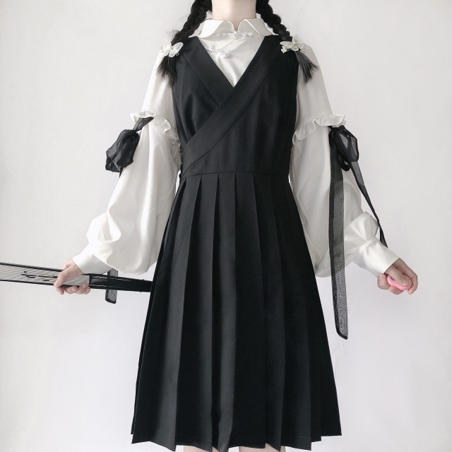 ベストスカート スカート 韓国ファッション 韓国 学生ファッション 学生 地雷 地雷系ファッション Nonnonnine