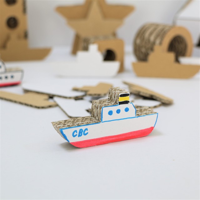 ｃｂ船ダンボールパーツ80個 ｃｂボートダンボールパーツ Cbクリエイト