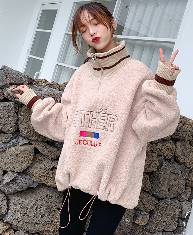 ましい 会計士 インタラクション モコモコ トレーナー 韓国 Texastreeproject Org