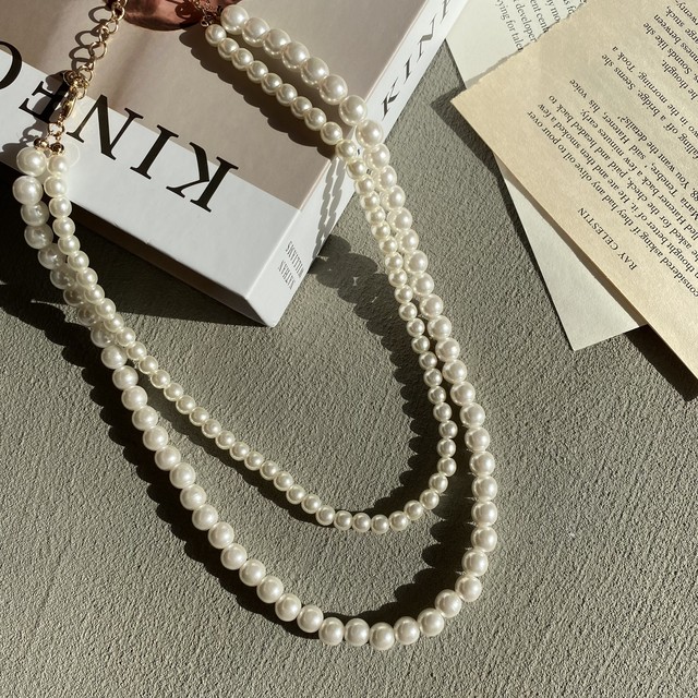 long perl necklace