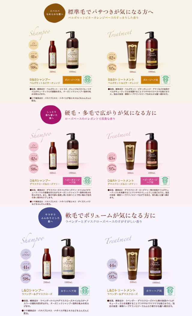 シエラ オーガニカ L Dシャンプー カラーヘア用 1000ml Reith