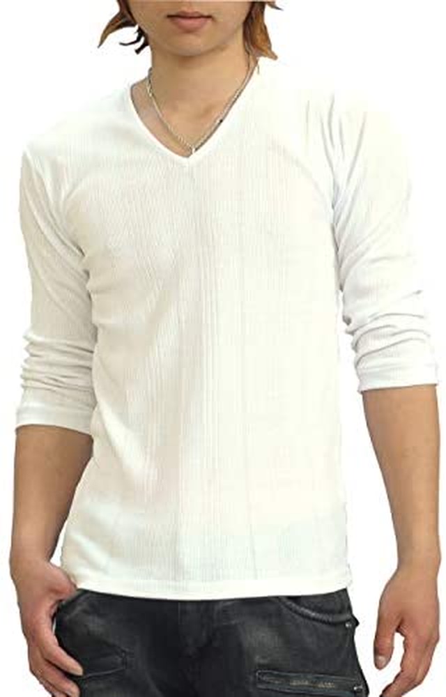 Jpcs スペイド Spade Tシャツ メンズ 無地 七分袖 半袖 カットソー Vネック Q424 Japan Classic Store