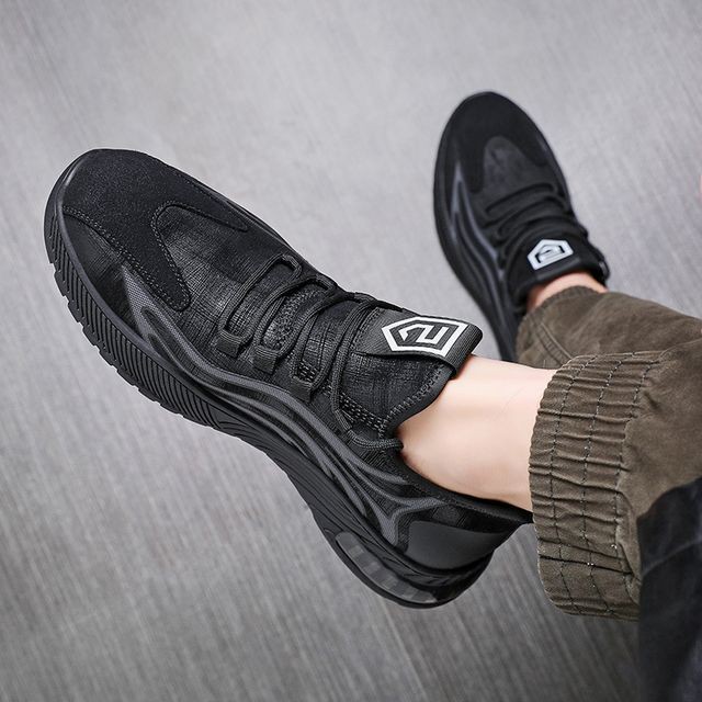予約販売 ダッドスニーカー メンズ アグリースニーカー 厚底 シューズ 靴 オールブラック 黒 お洒落 カジュアル ストリート 39 40 41 42 43 44 Favoriteselect