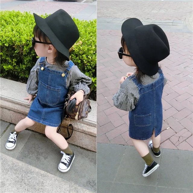 デニム キャミソールワンピース 90 130cm 子供服 可愛い キッズ おしゃれ 女の子 Coolkids