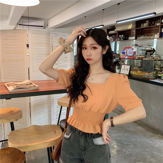 夏のデートコーデ ショート丈 トップス ブラウス 半袖 レースアップ カジュアル フェミニン 夏 トレンド デート お出かけ 韓国 レトロ 清楚系 Ptnym3084 Shop Suba 夏のデートコーデ ショート丈 トップス ブラウス 半袖 レースアップ カジュアル フェミニン 夏 トレンド デート お出かけ 韓国 レトロ 清楚系 Ptnym3084 Shop Suba