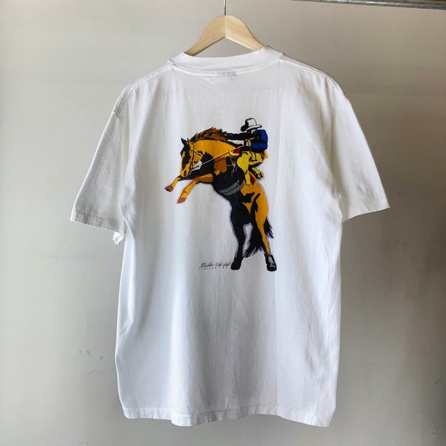 90 S Marlboro ポケット付き バックプリントtシャツ Oneitaボディ Size Xl 0416a25 Thrift Tokyo Tarock
