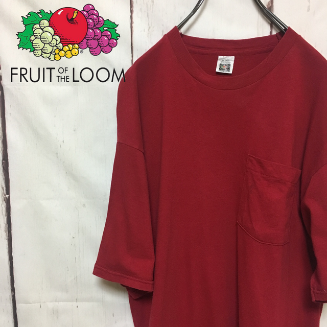 90s 古着 フルーツオブザルーム 90年代タグ 無地ビッグtシャツ ビンテージ Ia Ra By P Tail Net