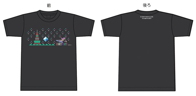 【期間限定発売】EVA T PARTY 2019 in CONTROLLER SAPPORO 缶バッジ付き限定Tシャツ EVA T×さっぽろテレビ塔