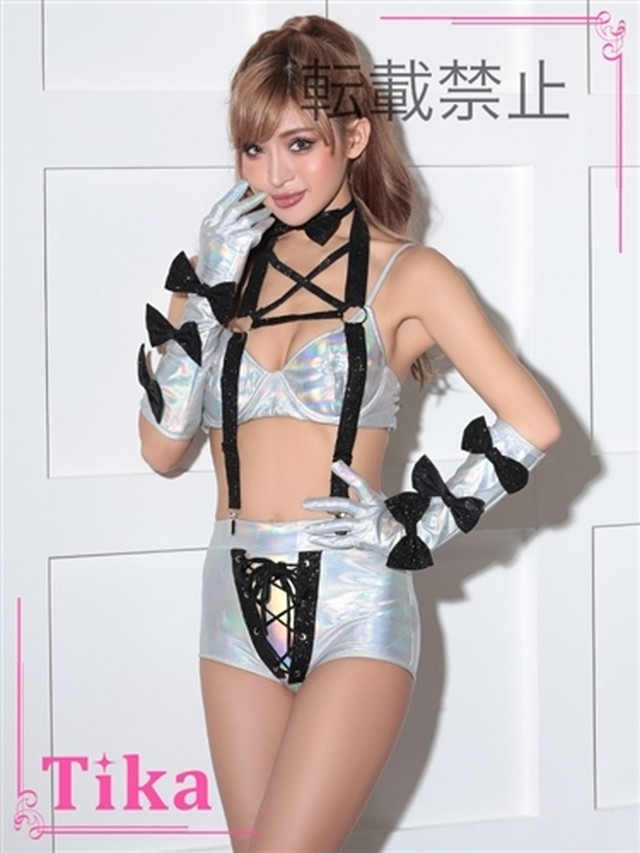 ハロウィン17 コスプレ衣装 Tika ティカ ハーネスデザインセクシーバニーコスチューム5点セット Real Cosplay