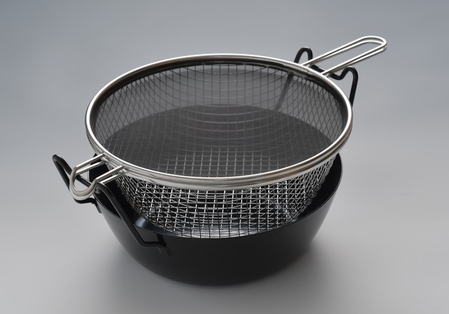 ラバーゼ 鉄揚げ鍋セット 22cm