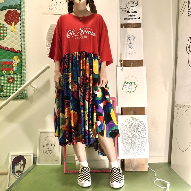 リメイク Tシャツワンピース Repock Make Recommend