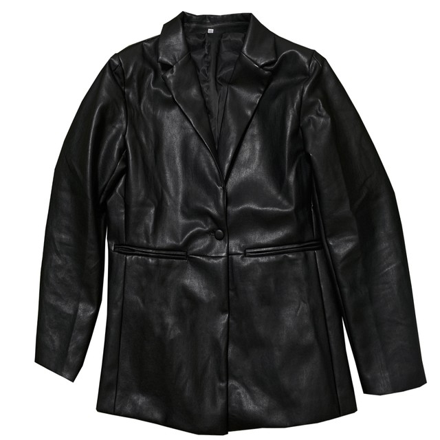 Oversize Leather Coat