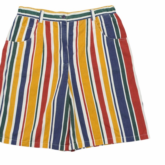 Unisex German vtg multi stripe shorts