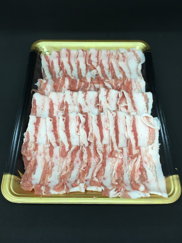 生 犬鳴豚ウデ肉 バラ肉しゃぶしゃぶセット1 2kg 関西地区以外は冷凍でのお届けです 犬鳴豚本店