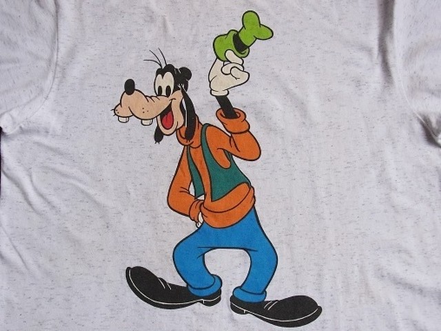 90 S Walt Disney Goofy T Shirt ディズニー グーフィー ヴィンテージ Tシャツ Cyclone