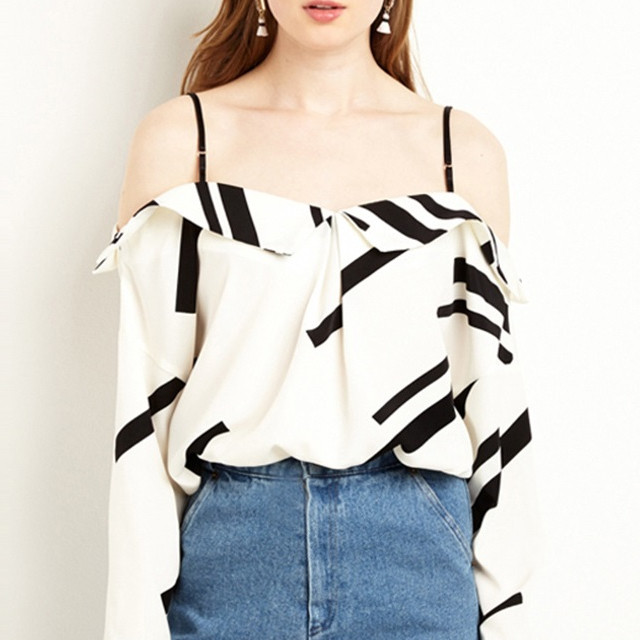 Estemarl レディース キレイめ 広めの胸元 オフショルダー キャミソール トップス M L Xl 2xl ホワイト ブラック Ea011 Estemarl