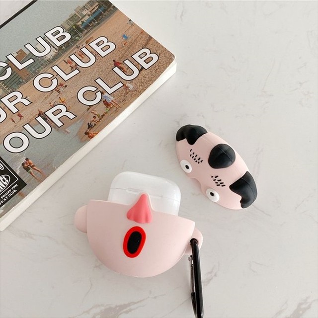 Airpods Pro 第一世代 第二世代 おじさん おばさん 面白い 可愛い 防塵 耐衝撃 イヤフォングッズ アクセサリー そのまま充電可 イヤホン イヤホンケース 収納ケース プレゼント エアーポッズケース Laff Store 会社情報 納期の確認をお願いします