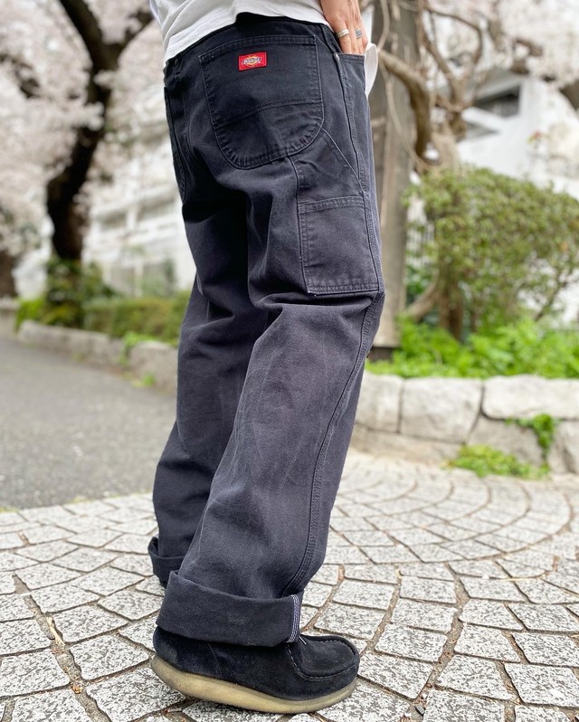 Dickies ディッキーズ ペインターパンツ ダック地 黒 Slat Albatross Vintage