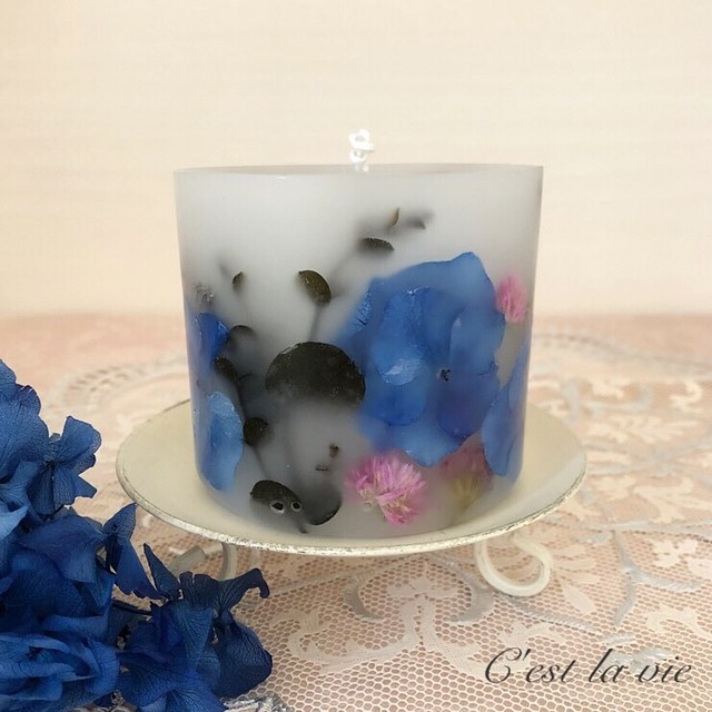 花キャンドル C Est La Vie セラヴィ Flower Candle
