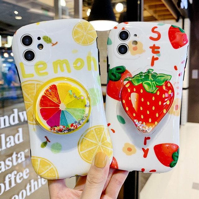 送料無料 Iphone 12 Pro Maxケース アイフォン12 プロ マックス ケース Apple 6 7インチ スマホケース 保護カバー 背面 カバーシリカゲルケース リング付き 果物 レモン いちご かわいい Nextcase