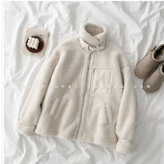 ボアブルゾン レディース ボア ブルゾン ハイネック ポケット 今季 人気 温かい 暖かい あったか ジャケット モコモコ 襟 オーバーサイズ Basecamp49