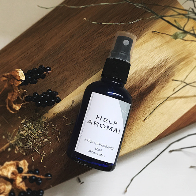 Help Aroma Me For Meditation ハーブ系の香り 消臭 除菌 抗菌 アロマ ミスト 60ml 300プッシュ Aroma Vita