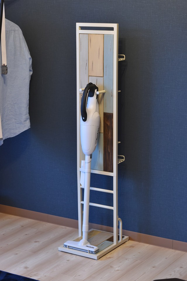 Shabby Chic Stick Cleaner Stand / シャビーシックスタイル シャビーシック スティック掃除機スタンド