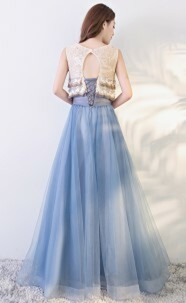 高品質 イブニングドレス ロング エレガント 優雅なシルエット 編み上げ 細見えシルエット Cinderelladress