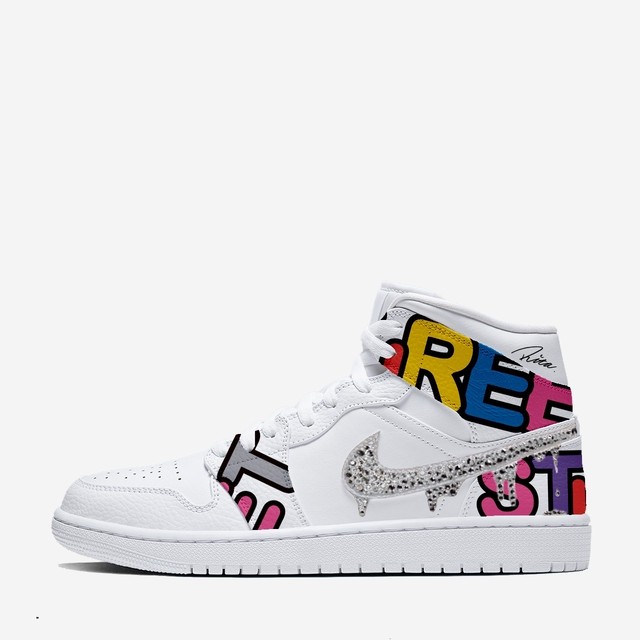 AJ1 MID "SCRAMBLE" DROP STONE