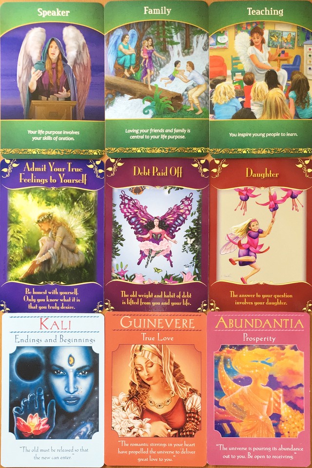 オラクルカードリーディング メール Shimmerchizu