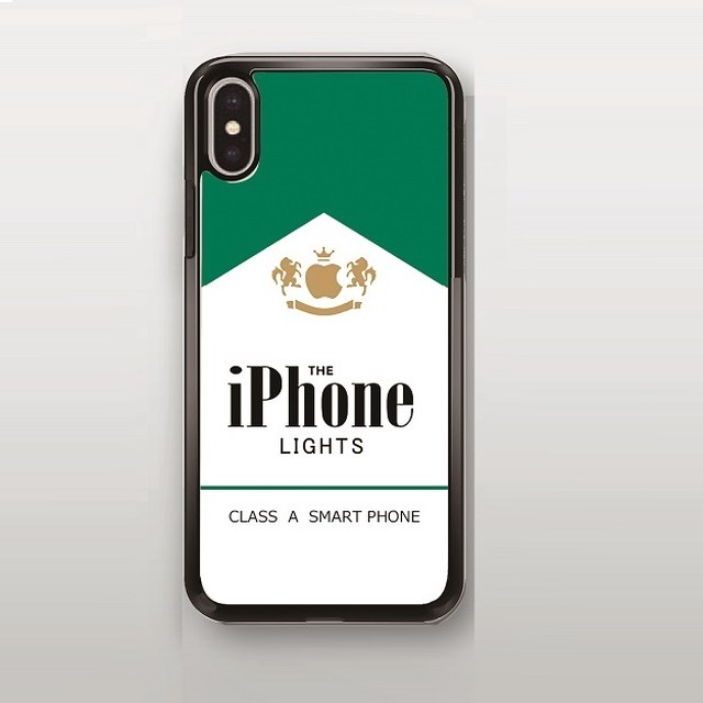 ジョーク おもしろ マルボロ風iphoneケース 緑 Uniqcase スマホグッズ キーホルダー販売店