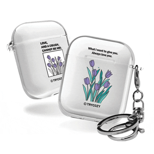 Try Cozy Airpods Airpodsproケース イヤホンケース エアーポッズプロ エアーポッズ クリア 透明 Pc ハードケース 韓国 韓流 雑貨 イラスト 手描き 英字 メッセージ フラワー ガーリー チューリップ Sti 317 Hanholic Jp Iphoneケース スマホアクセサリー 輸入雑貨