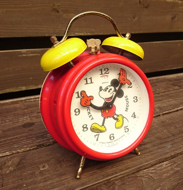 70s ミッキーマウス 目覚まし時計 Beach Side Vintage