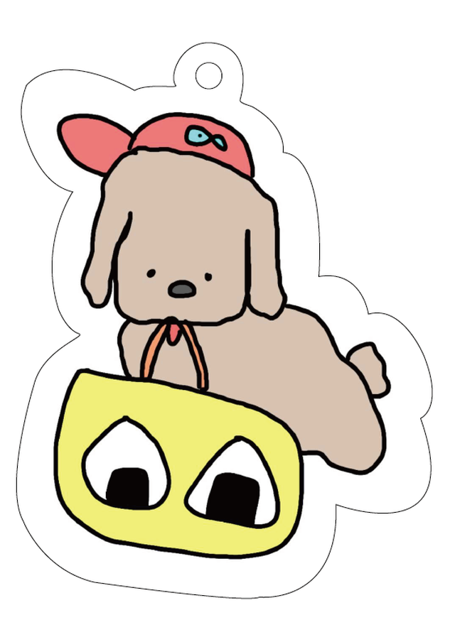 歌う魚オリジナル アクリルキーホルダー ウーバーいーぬ 歌う魚 Base Shop