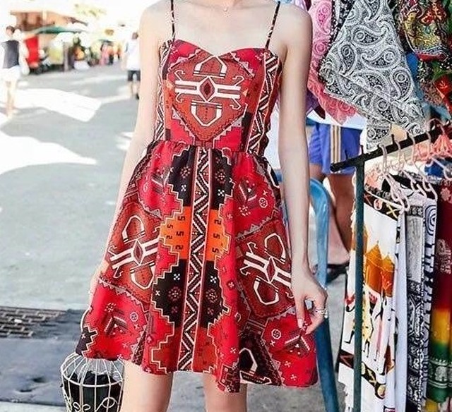 レディース ワンピース キャミワンピ リゾートワンピ ショート丈 Vネック ノースリーブ ボヘミアン Aライン 大人可愛い セクシー 春夏 リゾート Officewalaa オフィスワラア レディースファッション スタイル