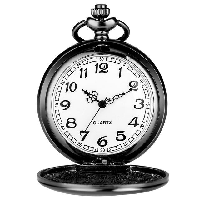 懐中時計 ハチ カラー イラスト ブラック スムース チェーン 時計 インテリア Clock クロック ウォッチ オシャレ Clock Flog