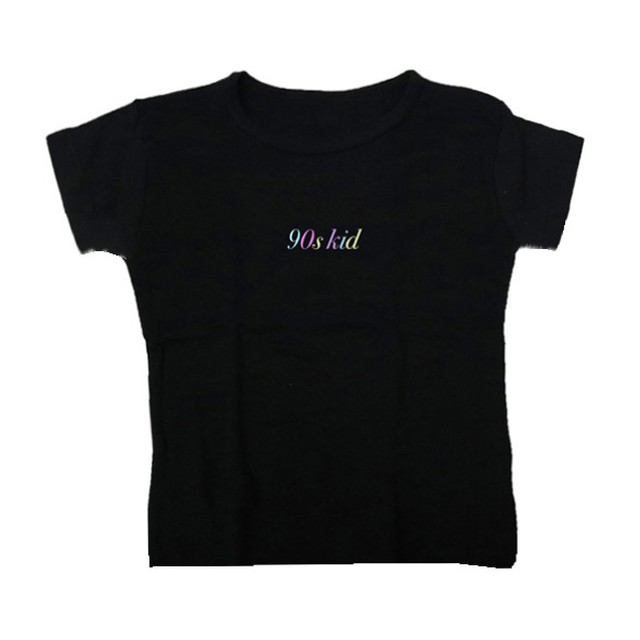 90s Kid Cropped Mini Tee
