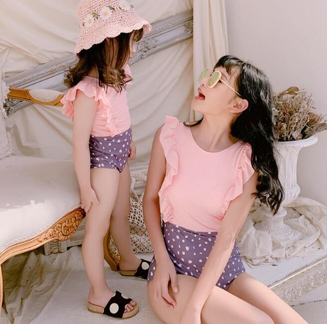 キッズ 即納 親子水着s Xxl 親子おそろプチプラ 姉妹コーデ 可愛い 海外子供服 女の子 プチプラ海外子供服 Shiny プチプラリンク コーデファッション通販専門店
