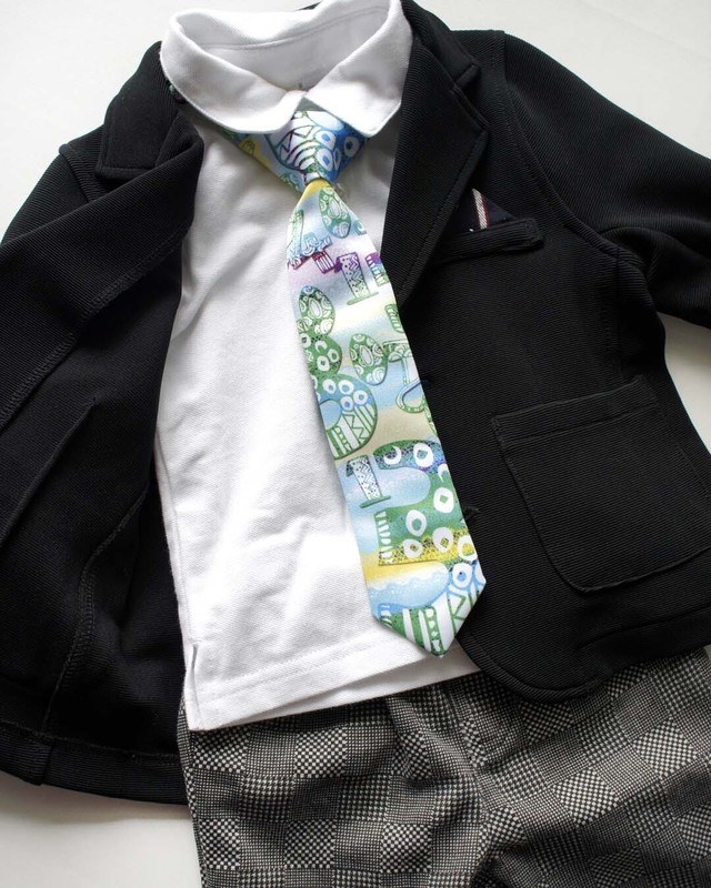 Mushroomネクタイ キッズ キッズネクタイ 子供用ワンタッチネクタイ 数字 カラフル ネクタイ おしゃれな個性派ネクタイ 子供用 ワンタッチネクタイなら Art Barmushroom