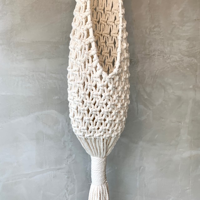 Hanging Basket マクラメ編みハンギングバスケット Crope