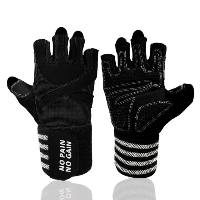 No Pain No Gain トレーニング グローブ メンズ レディース 筋トレ フィットネス ウェア スポーツ Gym ゴールドジム ボディビル ウエイト 女性 男性 サポーター Mmmc