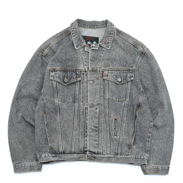 Wide silhouette BK denim trucker jacket