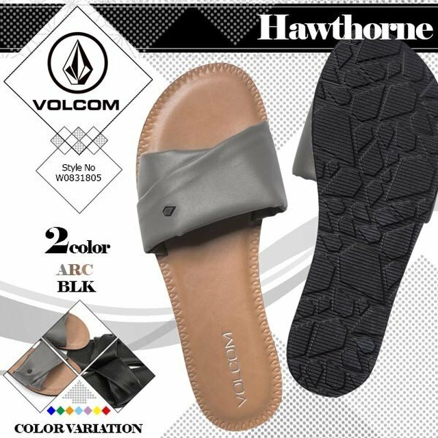 W ボルコム サンダル 人気ブランド レディース Hawthorne サーフブランド カッコイイ 海 ビーチ 履きやすい 脱げにくい Volcom Beachdays Okinawa