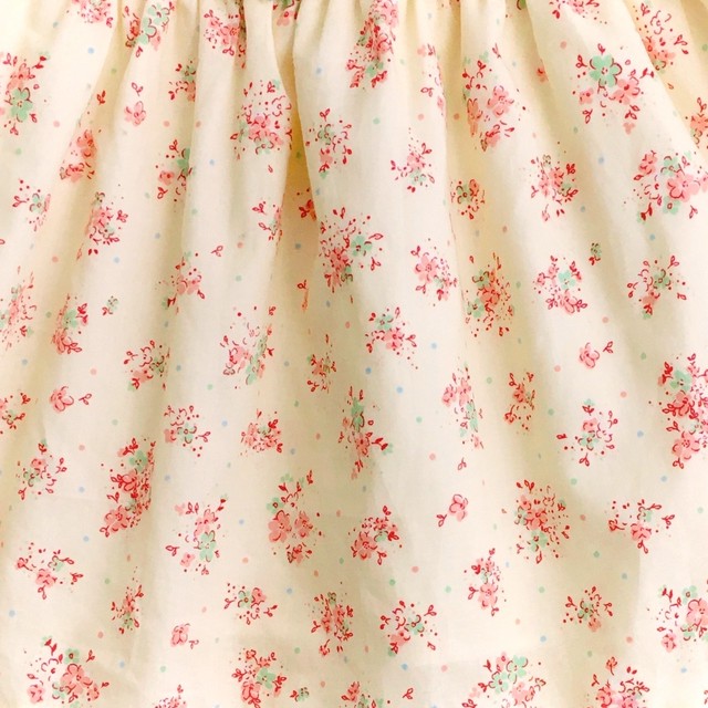 仕立屋コラボ パステルイエロー 肩レースリボン バッククロス ワンピース Heart Spring スモッキングワンピースと可愛い子供服