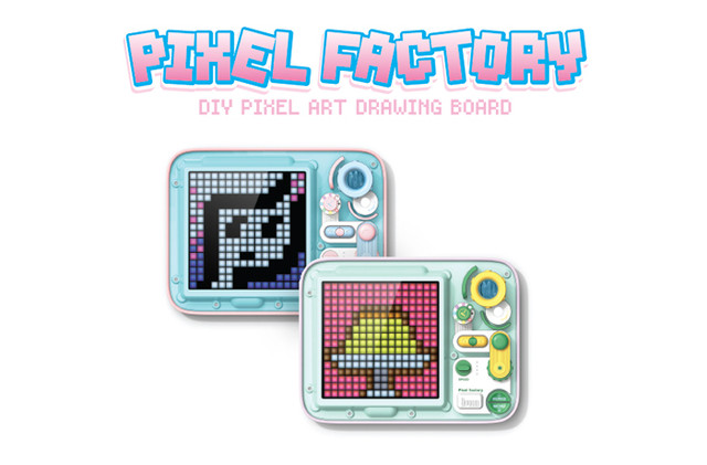 【受注販売商品】PIXELFACTORY 全2色【タッチパネル式 ドット絵お絵かきボード】/ DIVOOM