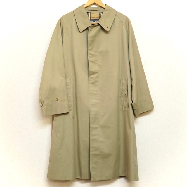 171 バーバリー 一枚袖 ステンカラーコート イギリス製 19年 メンズ古着 サイズ44 Antique John アンティーク ジョン