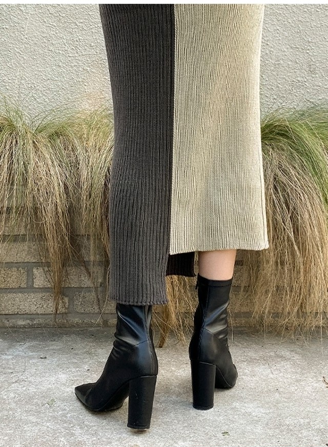 No 417 韓国ワンピース きれいめワンピース 大人可愛いワンピース ニットワンピース タイトワンピース Ti Da