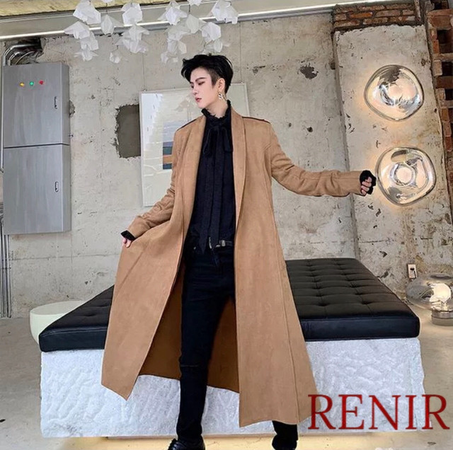 Renir レニール メンズ ロングコート コート ロング キャメル Renir レニール メンズファッション レディースファッション