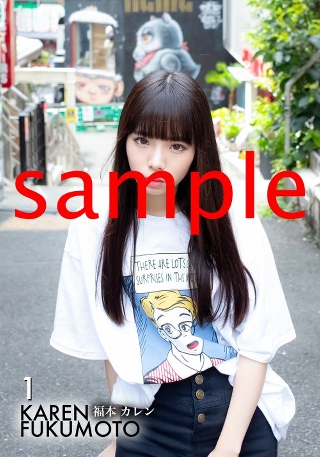 福本カレン ランダム生写真 1セット2枚入 おまとめ買いでサイン入り写真 ミレニアムプロモーション Monogatari 公式 Online Shop